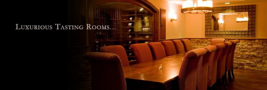 Luxurious Tasting Rooms....